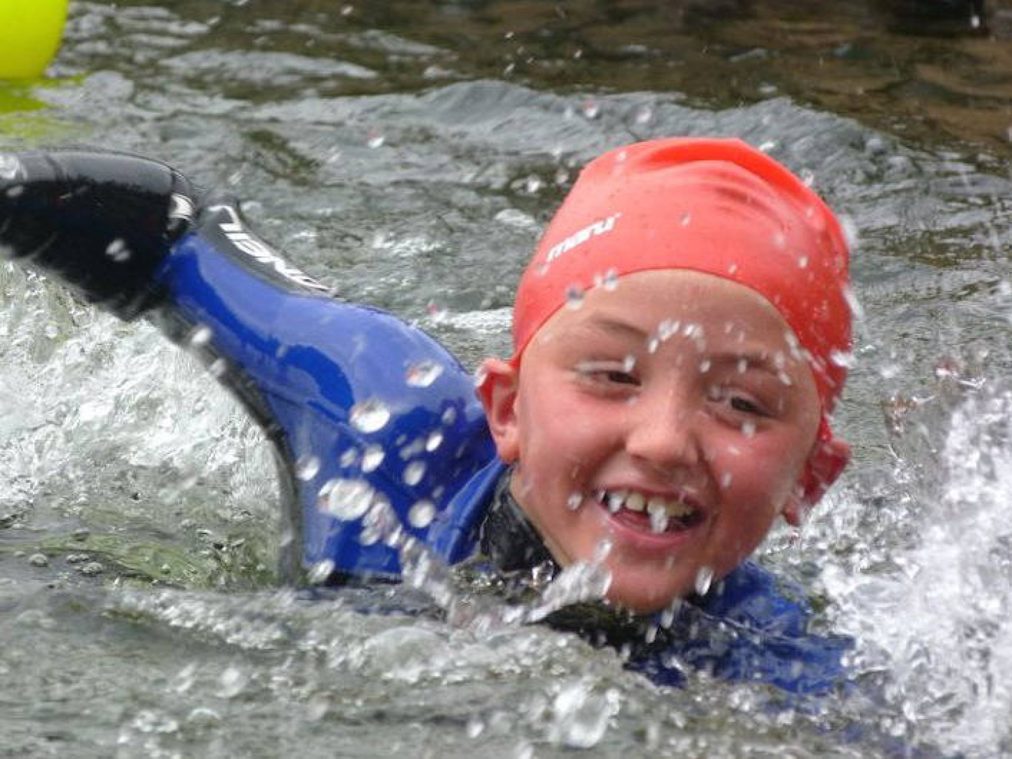 Happy swimmer waterwise cumbria open water swimming water safety jacqui young stay safe courses instructor school
